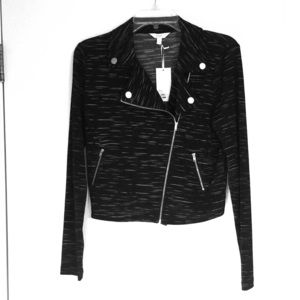 NWT Candie’s Knit Moto Jacket with Zips